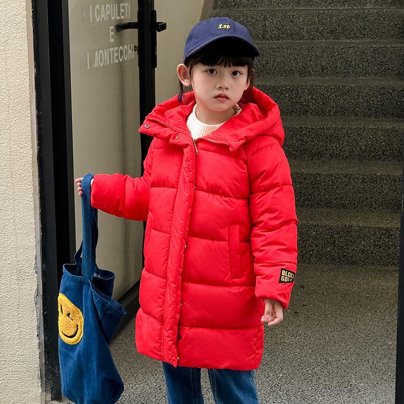Children Winter Hooded Warm Casual Parkas Jackets Boys Girls Thicken Windproof Outerwear