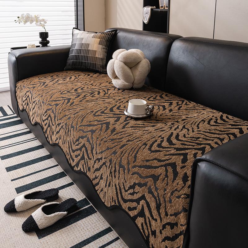 Light Luxury High-End Sofa Cushion Is Universal In All Seasons New Non-Slip Seat Cushion Chenier Straight Sofa Cover Cloth Towel