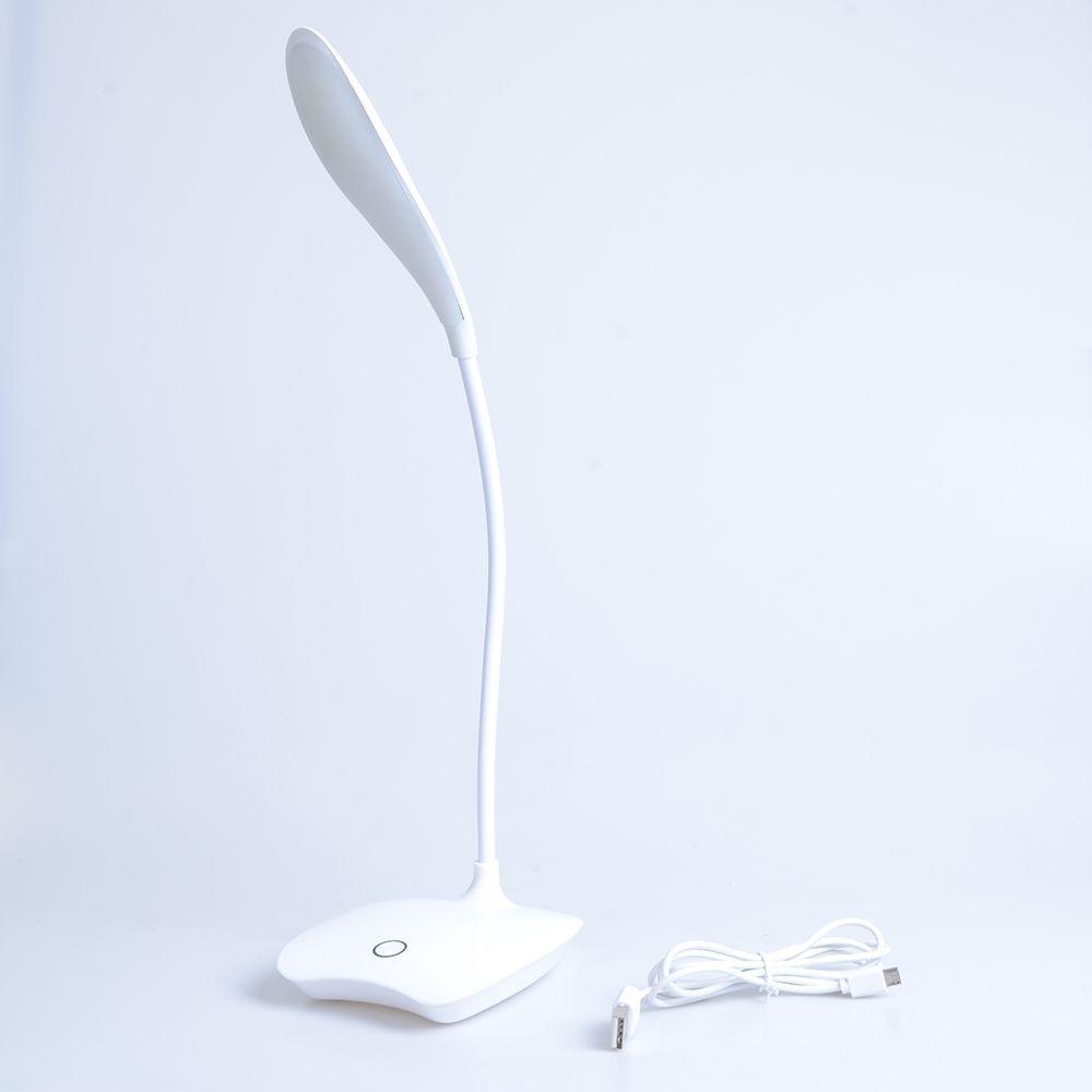 Modern 14 LED Study Dimmer Adjustable Intensity Switch Touch USB Rechargeable LED Desk Table Lamp Reading Light