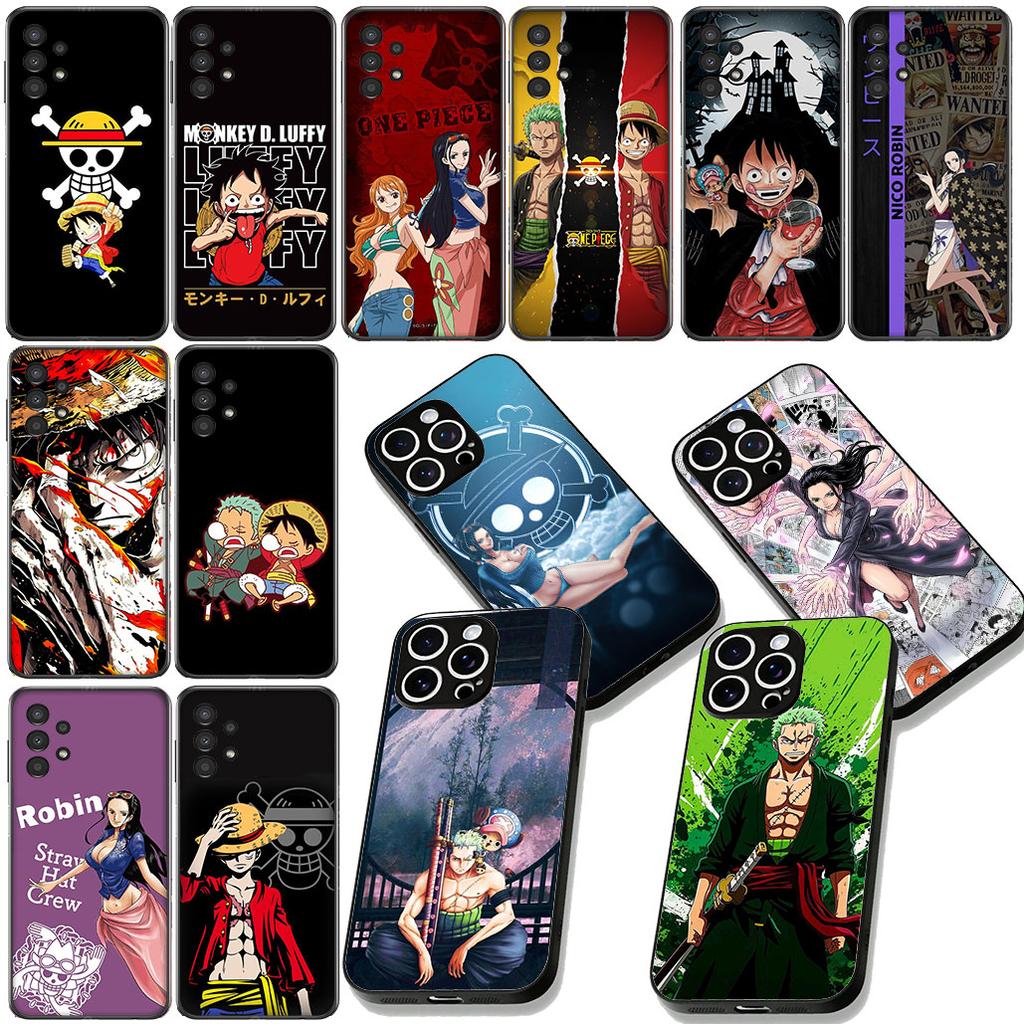 Roronoa Zoro Nico Robin One Luffy Pieces Cover for Samsung Galaxy S22 S21 S20 FE Ultra Plus A35 A36 A37 A33 A34 A04 A71 Case