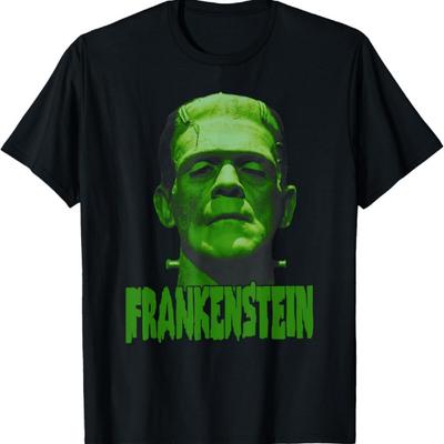 Frankenstein Dark Portrait T-Shirt