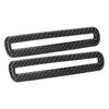 2PCS Car Door AC Outlet Vent Trim Carbon Fiber Style Replacement for Dodge Challenger 2015?2021