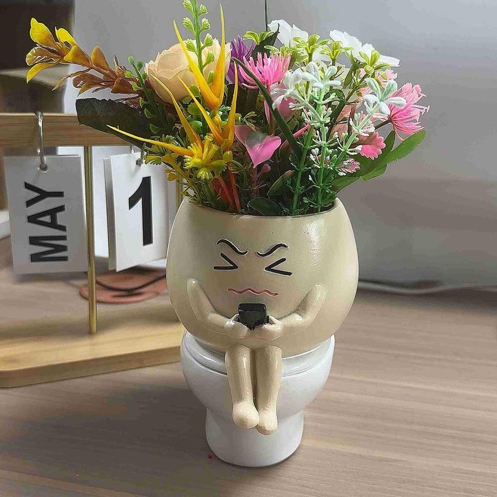 Funny Flower Planter Cartoon Plant Growing Container Succulent Flowerpot  Succulent Planting