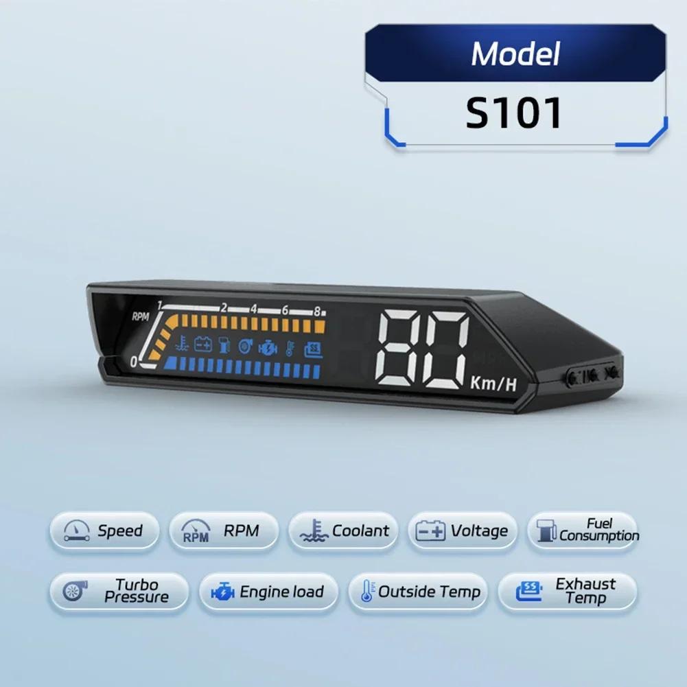 Easy To Use For OBD2 Gasoline Car Head Up Display HUD Gauge Car Dashboard Dual-screen Linkage For Car Dashboard