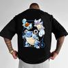 T-shirt Imprimé Blastoise Périphérique Été Nouveau Hommes et Femmes Y2K Harajuku Ample Décontracté Polyvalent Haut à Manches Courtes