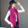 Sleeveless Vest Women Long Vest Female Waistcoat Sleeveless Jacket Women Zipper  Vests