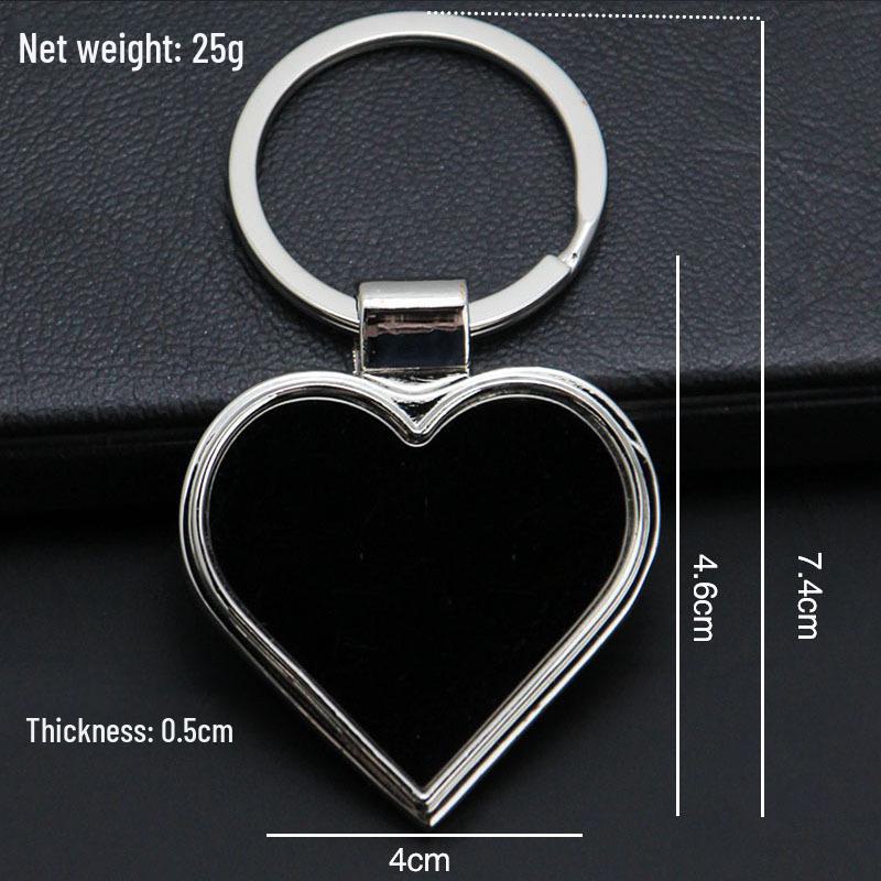 Modischer Schlüsselanhänger aus Metall mit Gravur: Einzelmarken-Anhänger & praktisches Geschenk