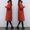 2023 Autumn/Winter Women's Mid-Length Korean Plus Size Lightweight Down Cotton Coat Jacket