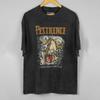 Pestilence TShirt Death Metal Band Morbid Angel Washed Loose Drop Shoulder Retro Vintage Oversized Cotton Mens Clothing Shirts