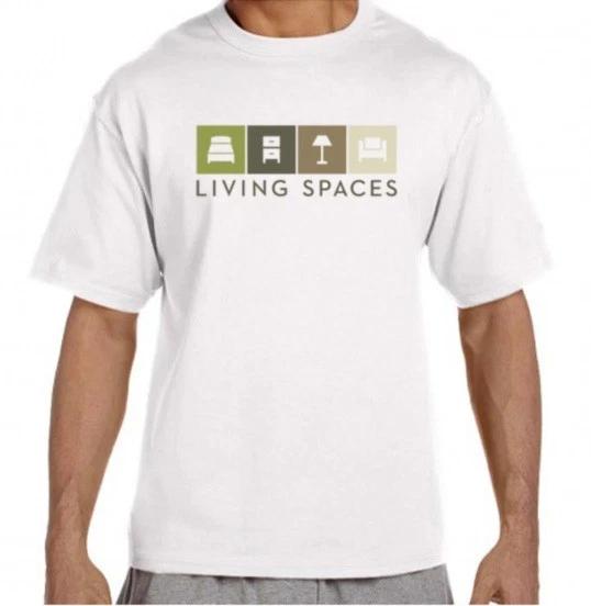 Living Spaces furniture store t-shirt XL