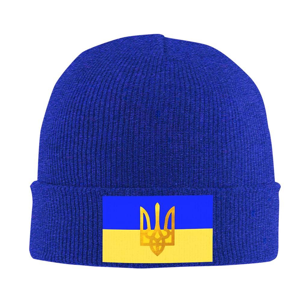 Ukraine Flag Bonnet Hats Beanie Hats Winter Printed Knit Hat Cool Unisex Women Unisex Outdoor Elastic Cap