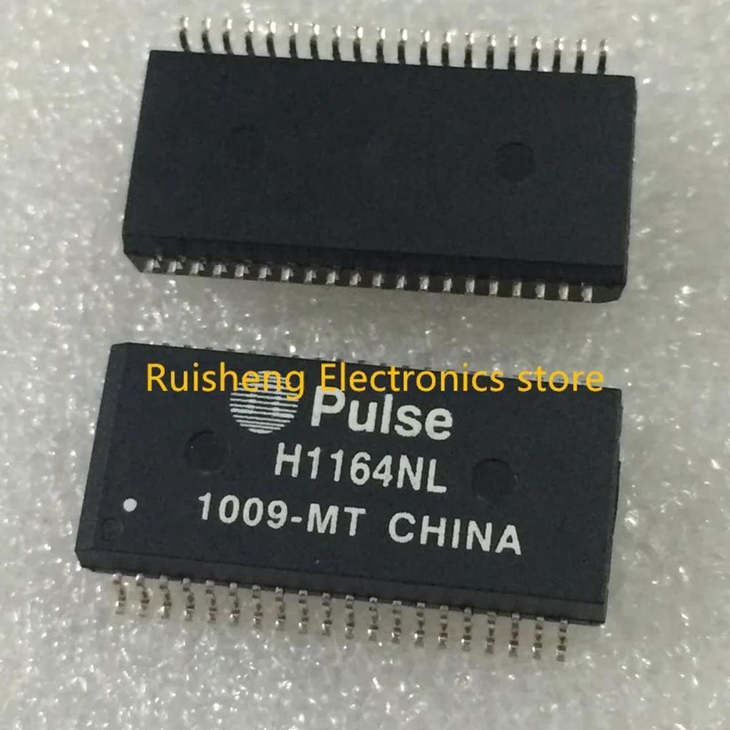 10PCS H1164NL Transformer, 1:1, 4-port, 100BASE-TX, SMT  LAN 10/100 Base-T Pulse Transformer Surface Mount