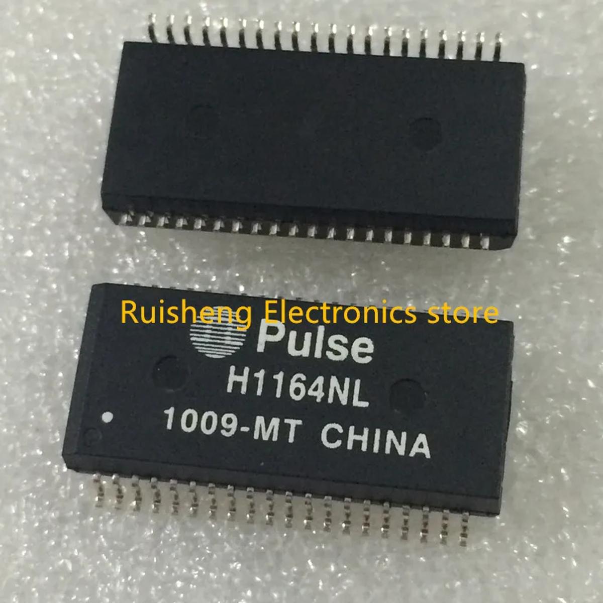 

10PCS H1164NL Transformer, 1:1, 4-port, 100BASE-TX, SMT LAN 10/100 Base-T Pulse Transformer Surface Mount
