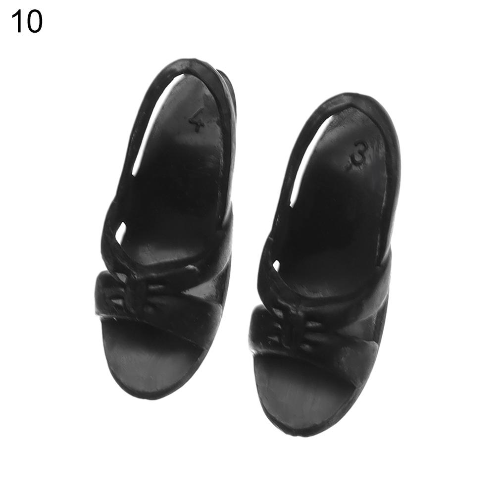 1Pair Doll Shoes Long Knees Boots High Heel Casual Sneakers Miniature Shoes For Foot Length 2 CM Dolls Clothes Accessories