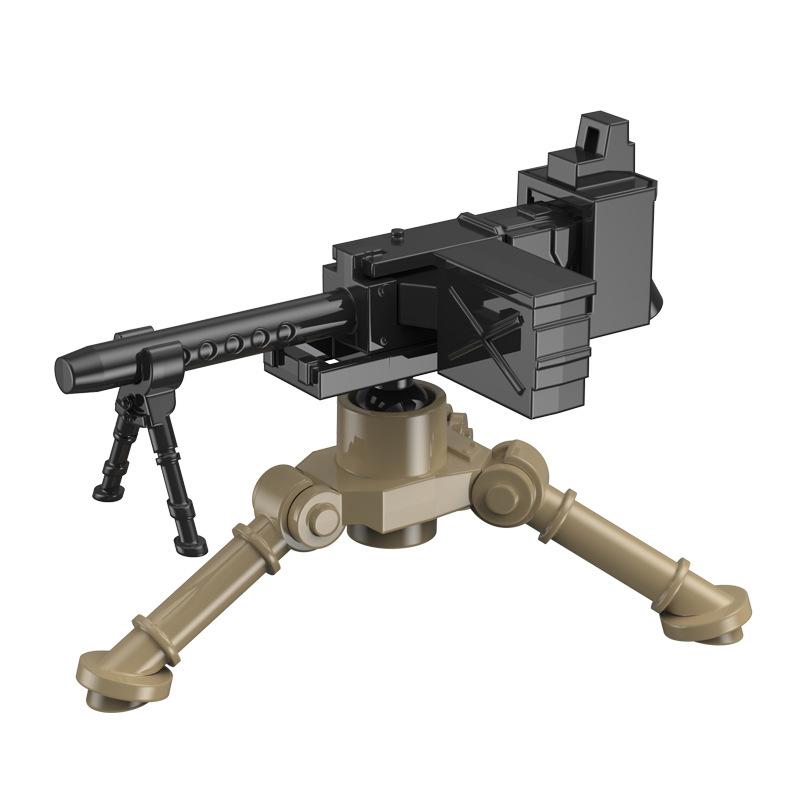 Samlet Byggekloss Soldatdukke Tilbehør Våpen Haubits Rakettkaster Luftvernkanon Militærleketøy