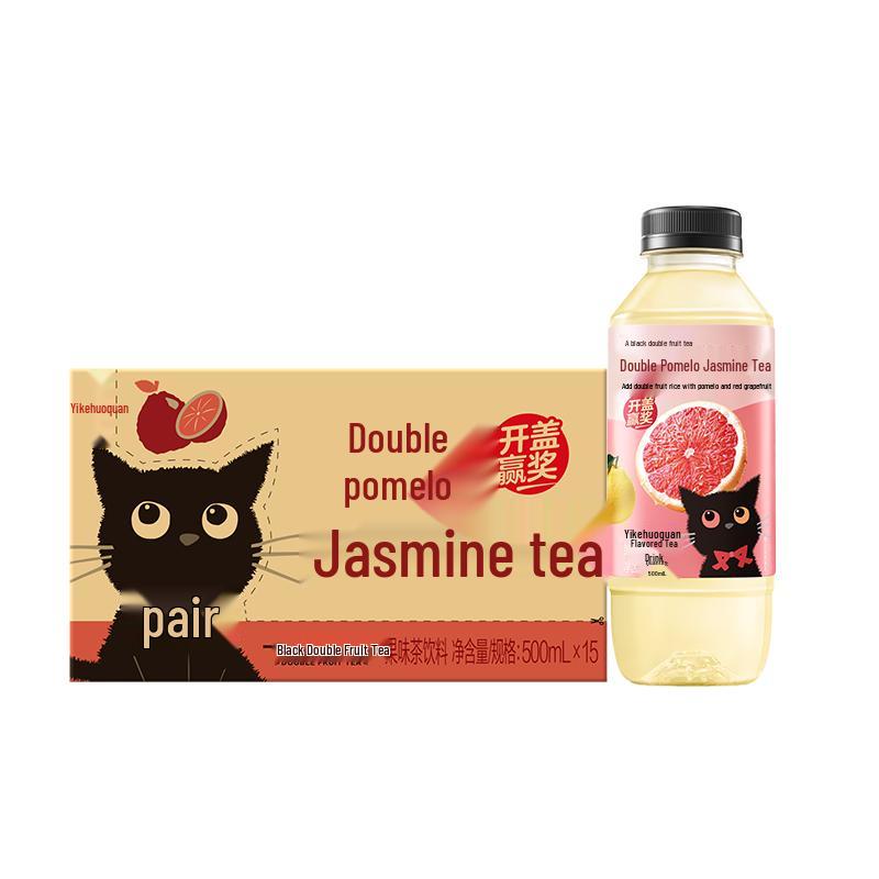 Yili Yike Natural Spring Double Pomelo Jasmine Tea (15-Bottle Case)
