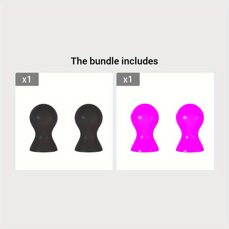 1 Pair Adult Fun Sex Toys BDSM Silicone Nipple Sucker Flirting Device Couple Sex Training Stimulation Milk Suction Cup Cupping Clitoris Suction 