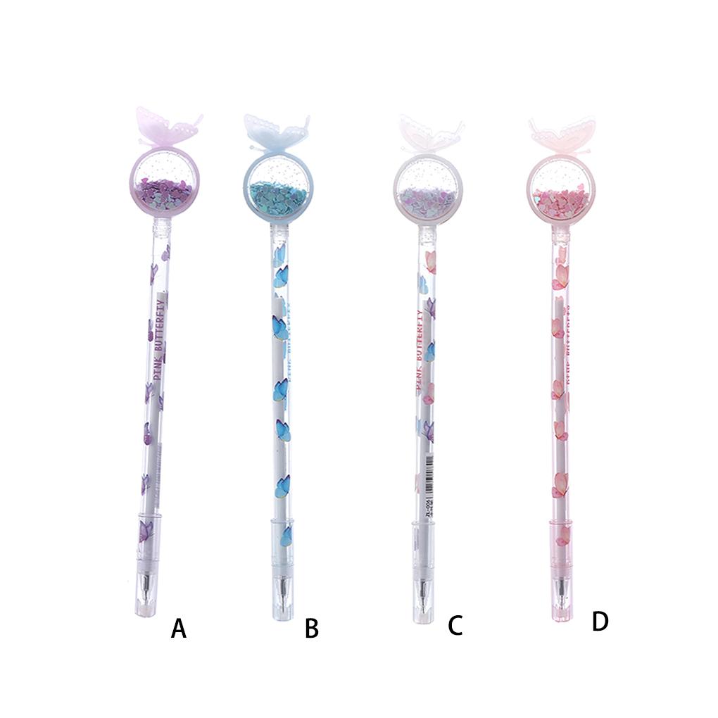 Cute Sequin Neutral Gel Pen 0.5mm Sign Tool Student Office Stationery for Wedding Bridesmaid Birthday Guest Gifts