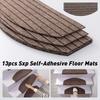 60x24cm 13pcs Self-Adhesive Stair Rugs Soft Stair Stepping Mat Non Slip Carpet Protector Rug Stair Treads Covers Rugs Foot Mat