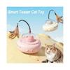 Neues Smart Teaser Katzen Spielzeug Elektrischer UFO Katzen Teaser Stock mit Glocke Training Haustier Spielzeug Austauschbare Feder Interaktives Katzen Zubehör