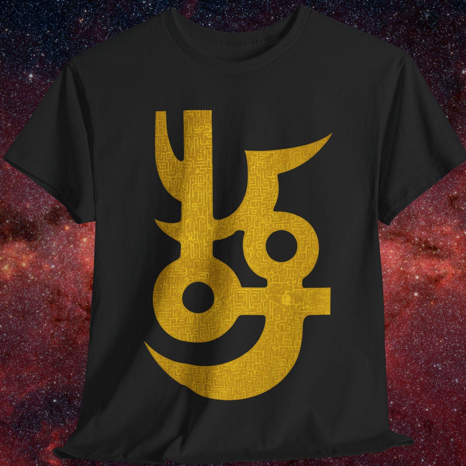 Glyph | Abstract ArT shirt, Ancient Occult Symbol, Unique T shirt 2XL