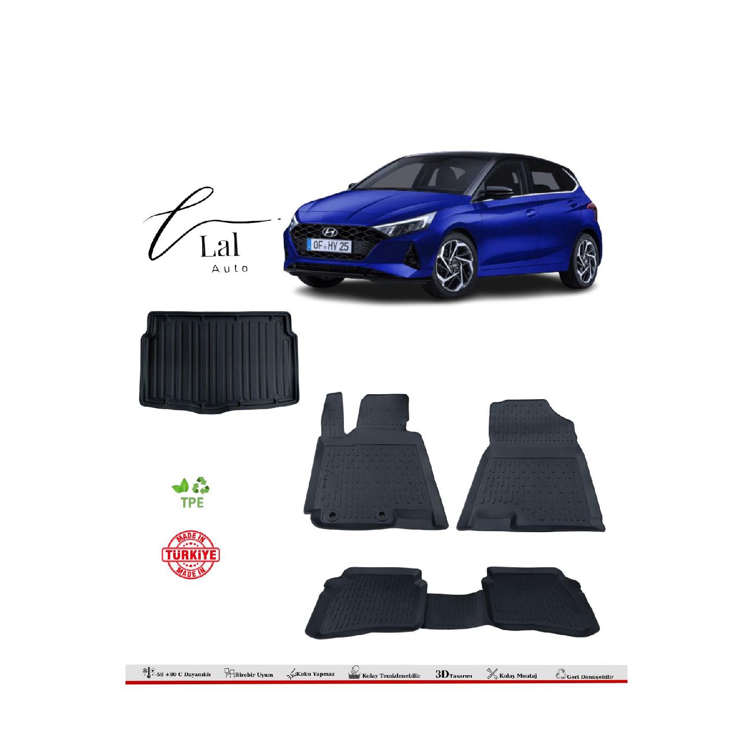 

Hyundai I20 2020 (style-elite-jump Package) 3d Pool Mat Trunk Pool Set
