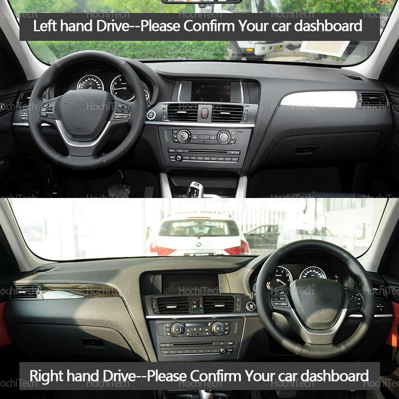 Dashboard Cover Avoid Light Anti-Slip Anti-dirty Mat Pad Sunshade Dashmat Protect for BMW X3 F25 2011-2017 2013 2014 2015 2016