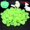 10/100pcs/lot Luminous Pebbles Rocks Garden Ornaments Stone Glow In The Dark Garden For Walkways Fish Tank Decorations