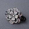 Hairpin Headdress Ponytail Holder Flower Duckbill Clip Rhinestone Hair Claw Hair Accessories
