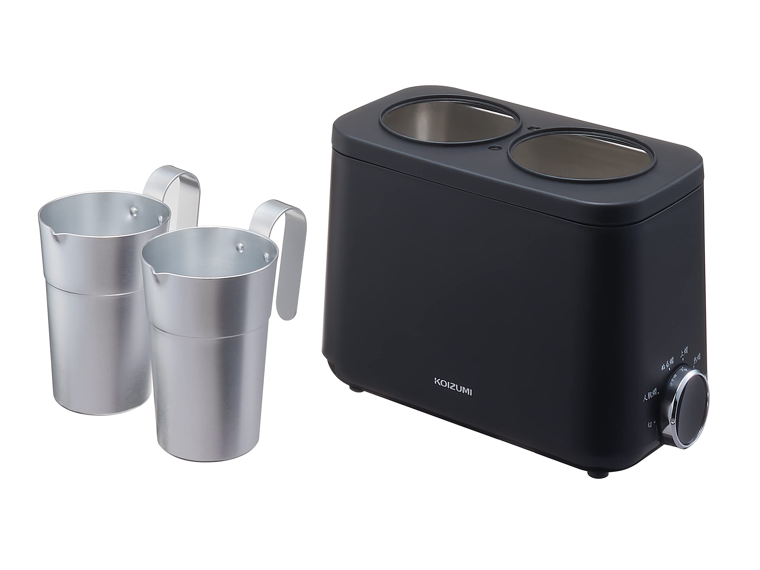

Kozumi Sake Warmer, Kanmakase Style, Hot Water Type, 5 Temperature Settings, Keep Warm Function, Black, KOP-0400/K