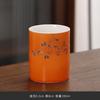 Beige Ceramic Master Cup Xiaoshenlong Single Cup Kung Fu Tea Set Tea Cup Personal Special Large-Capacity Tea Cup Gift Box