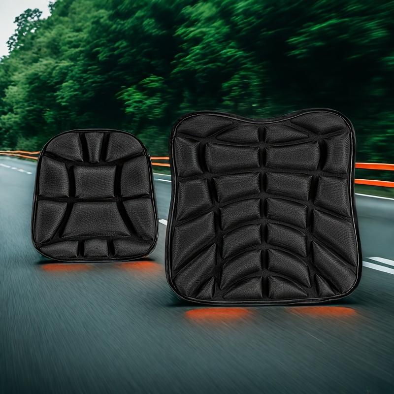 2pcs 3D Comfort Gel Seat Cushion | Motorcycle Fit Saddle for Seats Breathable Universal Shock Absorbing Seat Cover Advanced Mountain Bike Gel Pad