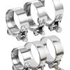 Heavy Duty 304 Stainless Steel European Style Pipe & Hose Clamps