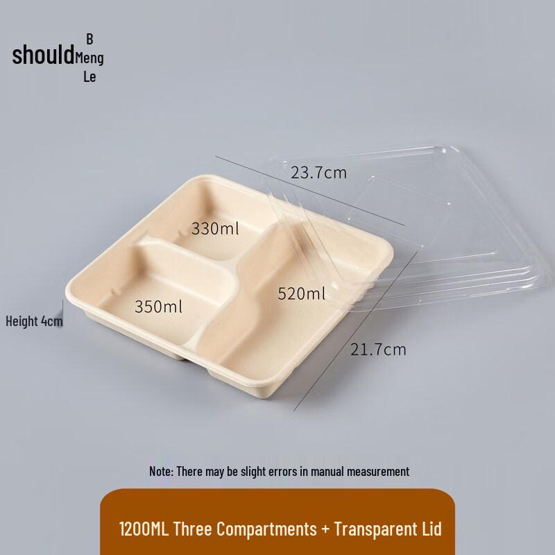 

ZISIZ Disposable Pulp Meal Box