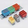 Splicing Din Rail Push In Spring Terminal Block, Multi Input Multi Output Wire Connector, Quick Connection Terminal Block