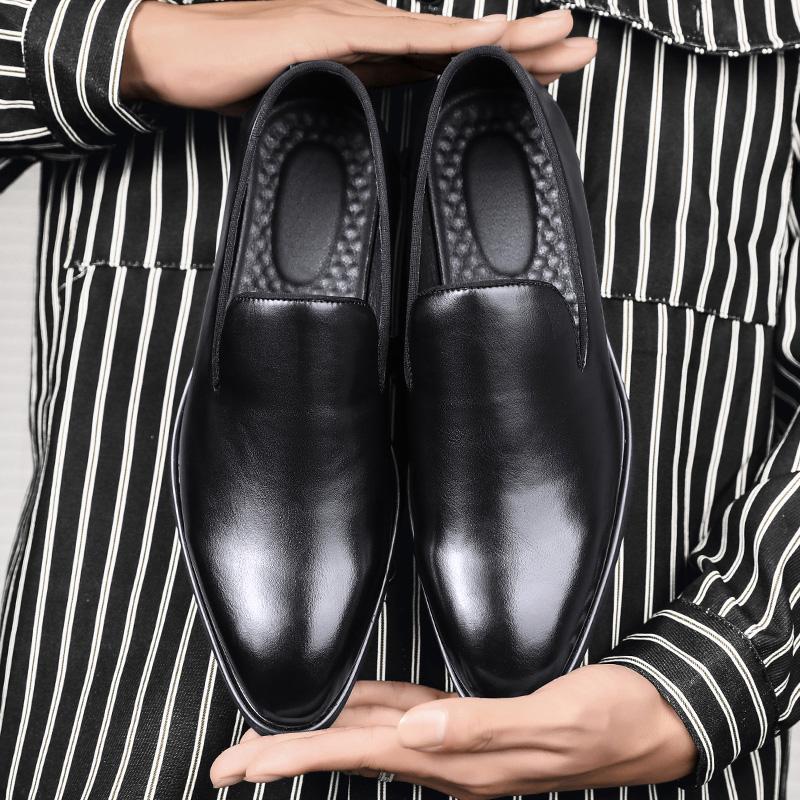 Fashion Size 38-48 Classic Le Fu Shoes for Men Casual Business Comfort Fashion Brand Shoes Men British Gentleman Social Shoes Men