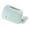 Large Capacity Whale Tissue Box Cover Silicone Flexible Napkin Holder Paper Towel Container for Home Office and Bedroom
