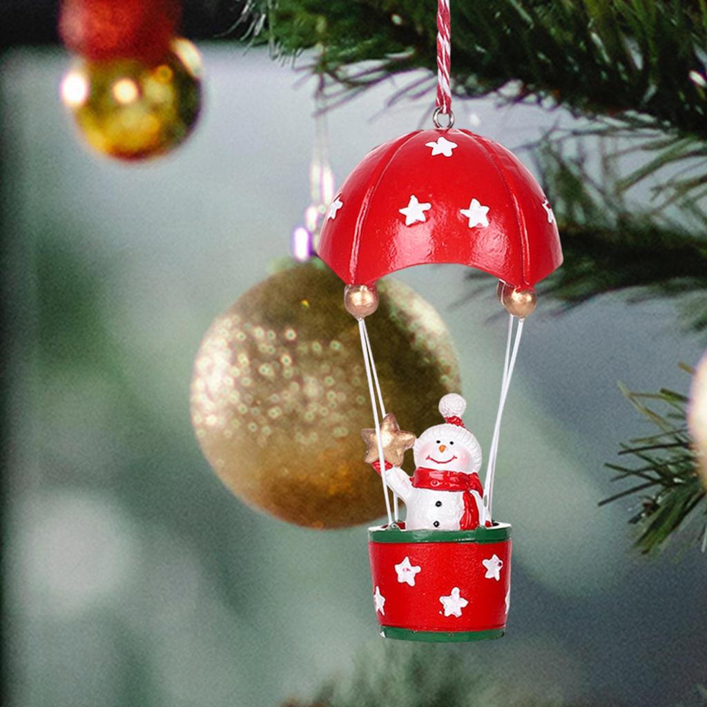 Christmas Figurine Resin Art Piece Gift for Home Display Indoor Shelf