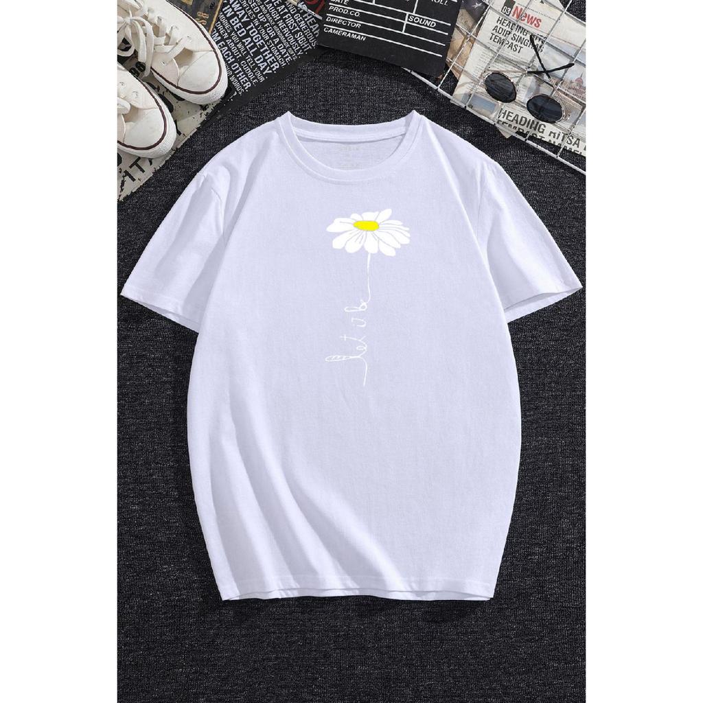 Unisex Daisy Printed Tshirt