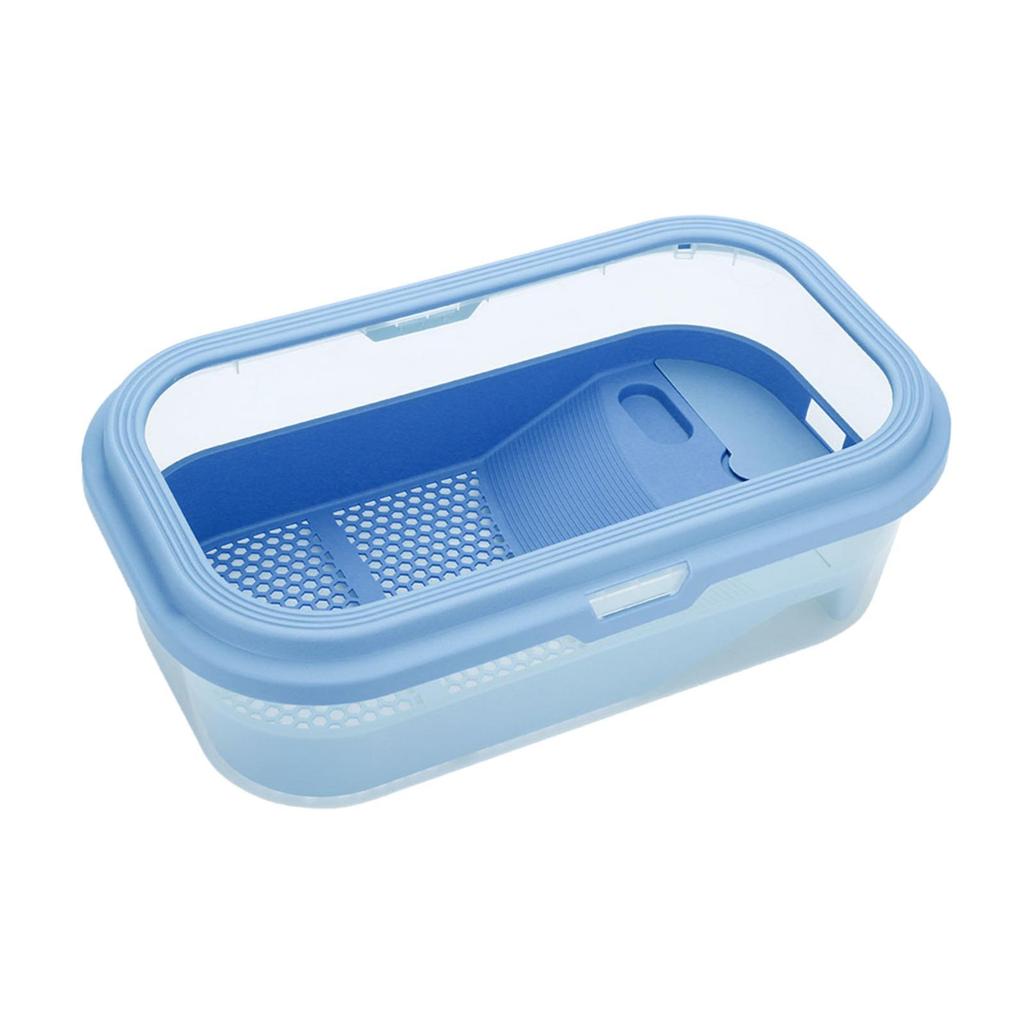 Small Turtle Tank Detachable Pets Accessories Resting Case Habitat for Frog Pet Turtle Tortoises Small Amphibious Creatures