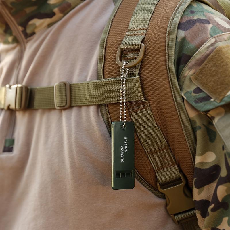 2PCS large volume survival whistle, suitable for outdoor emergency rescue signal whistle