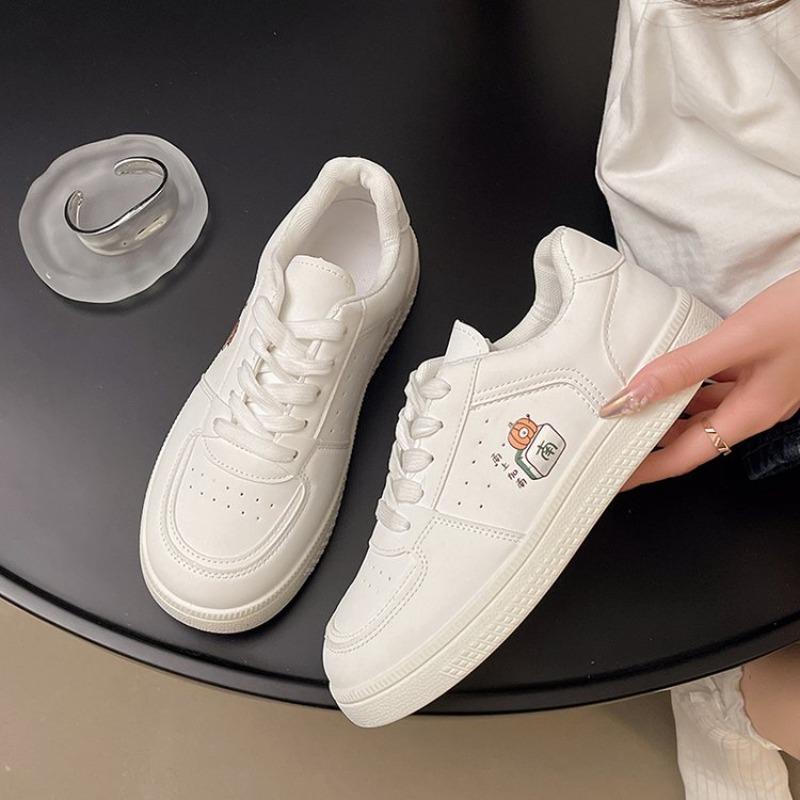 Fashion New Women Shoes Stitch Cute Lolita Shoe Versatile Girl Student Casual Couple's Kawaii Sneakers 2025 Men Women Off White Shoes