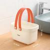 Plastic Storage Baskets With Handles, Shower Caddy Shelf Organizers Basket For Bathroom, Kitchen, Dorm Room Basket Bathroom