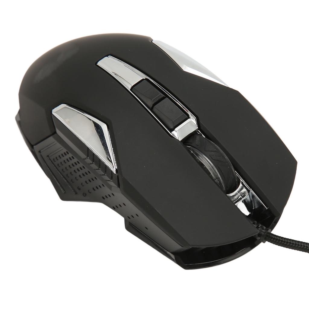 RGB Gaming Mouse 7200 DPI Programmable Buttons Backlight Software Support       Button USB Wired Game Mouse