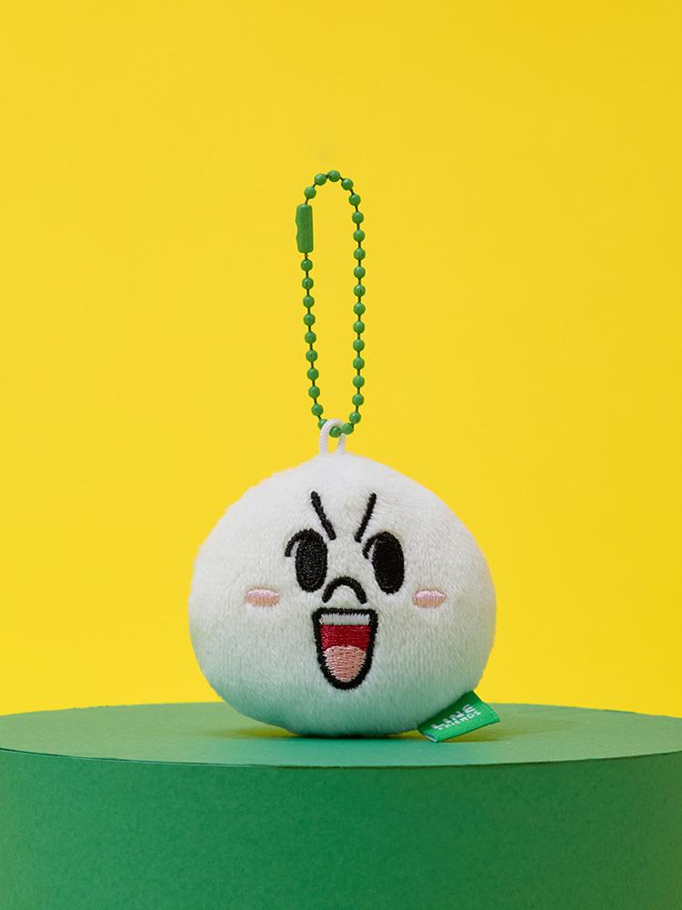 LINE FRIENDS Moon Original Plush Face Keyring Charm