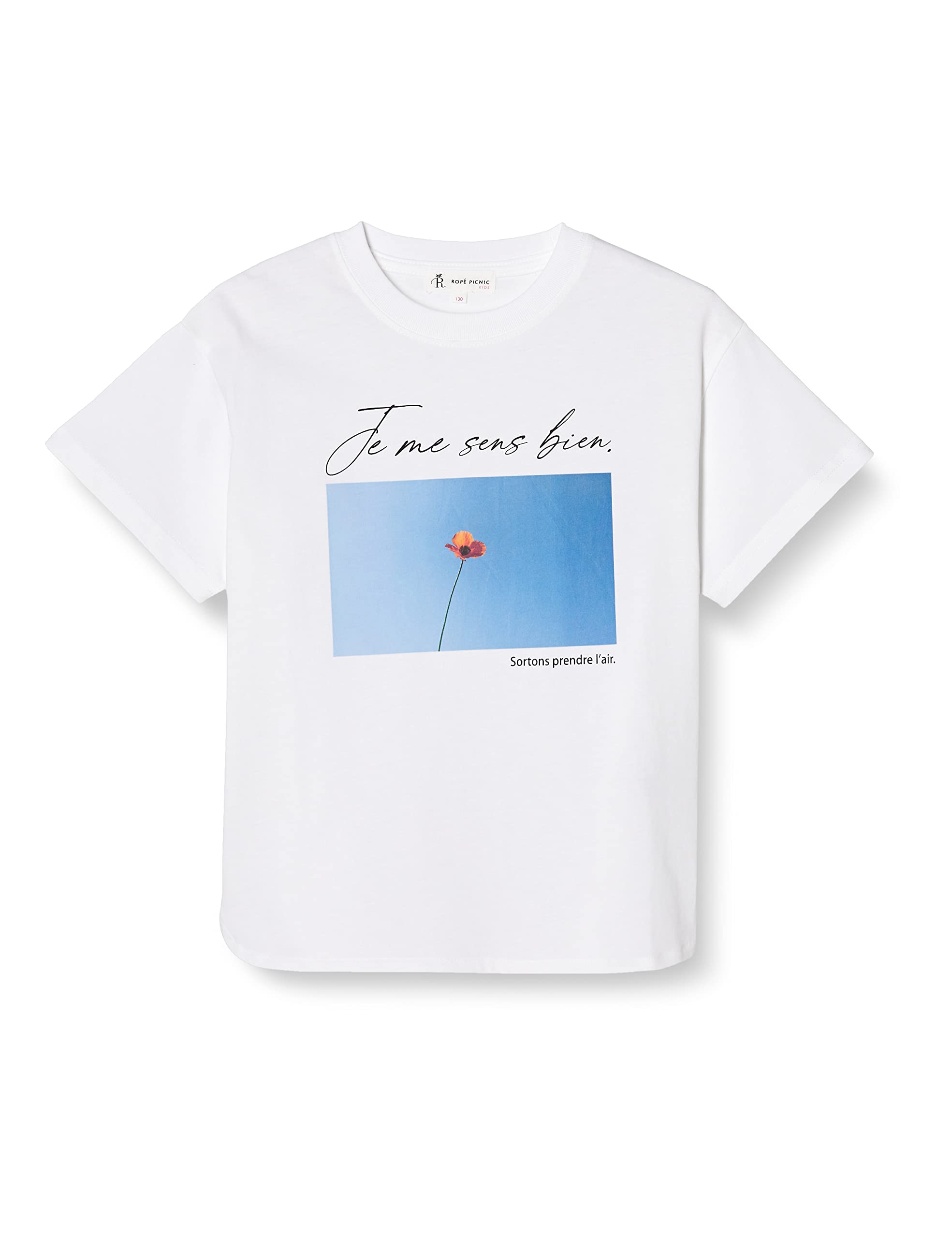 

Picnic KIDS GRM22050 White Sub [Rope Kids] ORGABITS/Logo&Phot T-shirt (14)