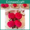 Portachiavi Peluche Mela Rossa Carino Per Borse e Regali Con Imbottitura in Cotone PP