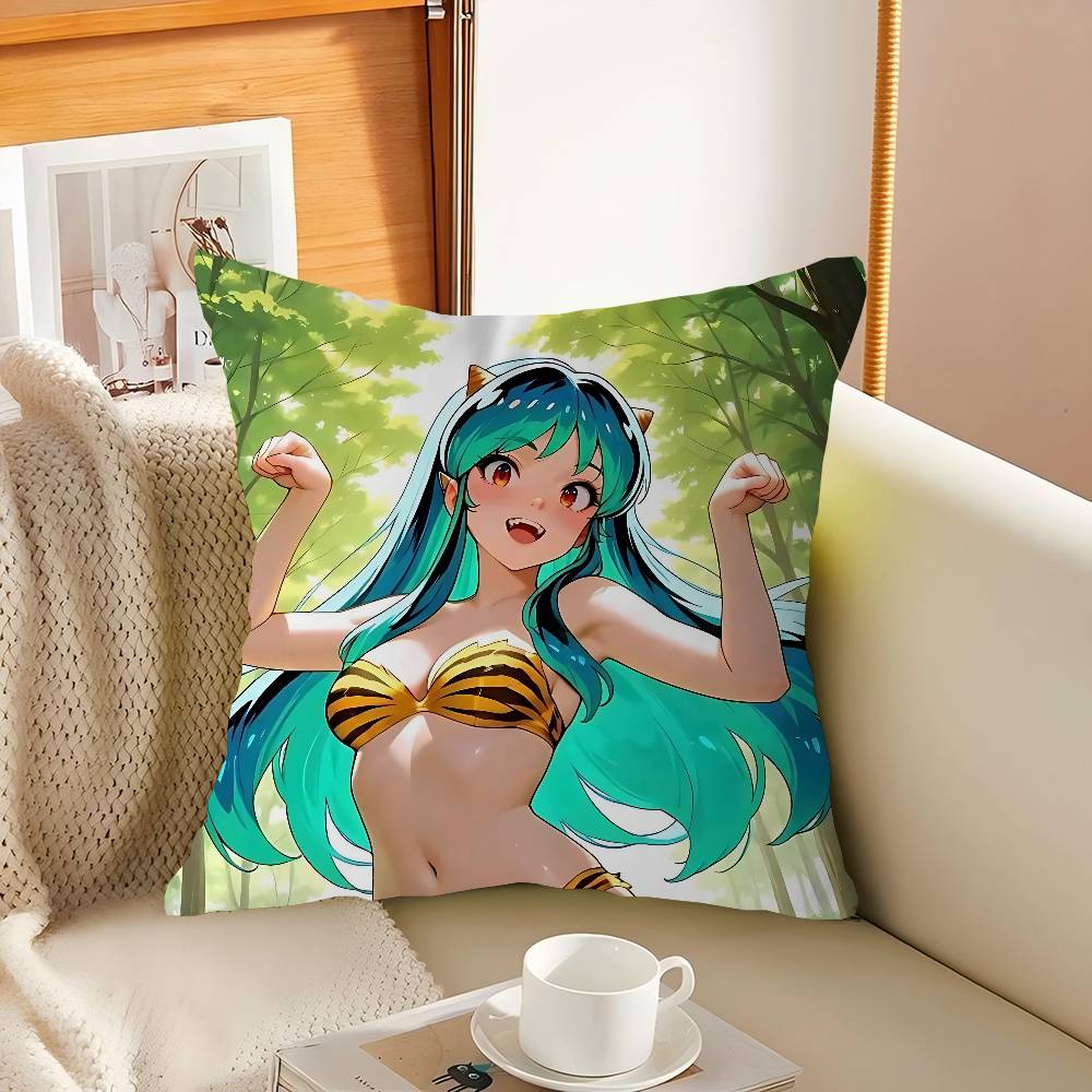 U-Urusei Yatsura Personalized Pillow Dust Cover Bedroom Kids Party Decoration Pillowcase Birthday Children Gift