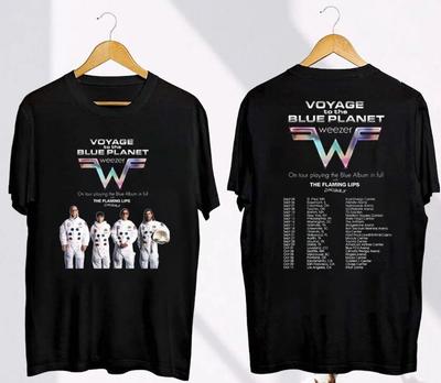 Unisex Shirt Cotton Oversize Large Size Weezer 30th Anniversary Tour 2024