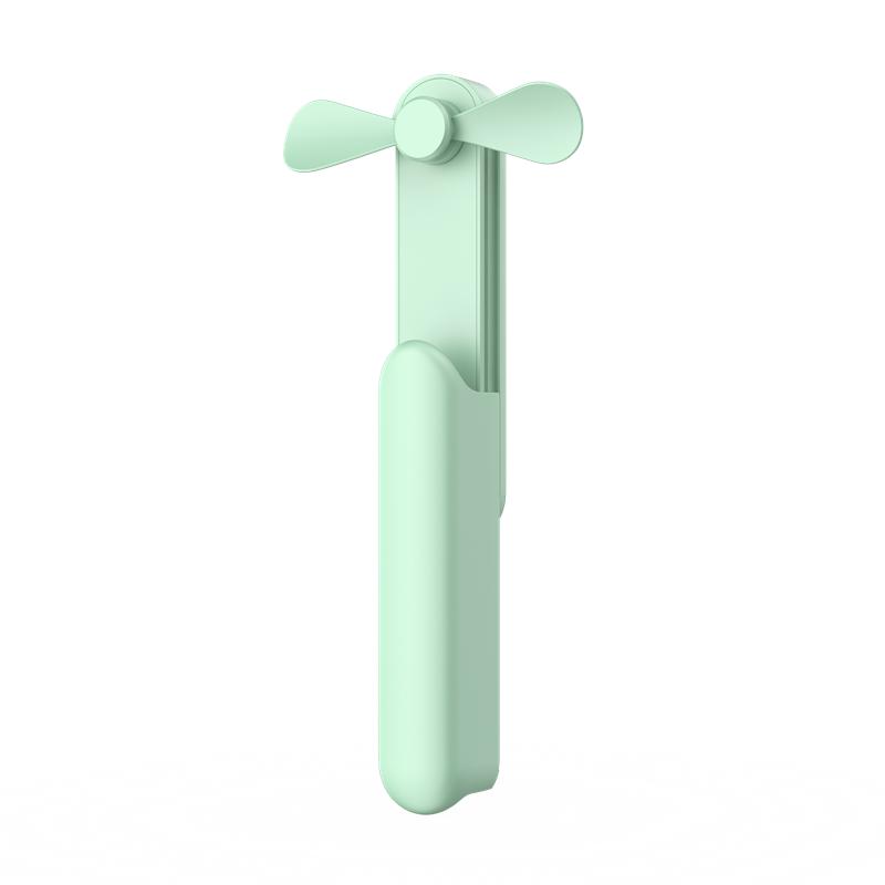 

2000 мАч Мини Портативный Вентилятор USB Перезаряжаемый Ручной Настольный Вентилятор Тихий Складной Офисный Домашний Удобный Power Bank Кулер Складной зелёный